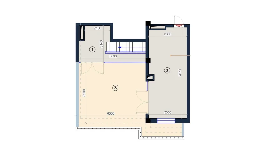 3-xonali xonadon 157 m²  9/9 qavat | KO'KSAROY Turar-joy majmuasi