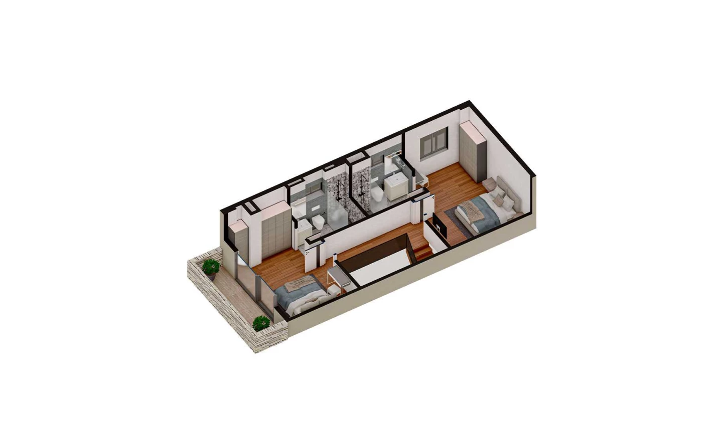 4-комнатная квартира 158.1 м²  1/1 этаж