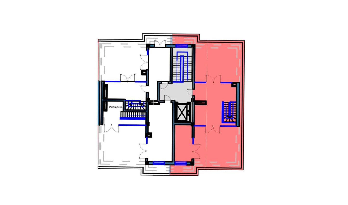 3-комнатная квартира 87 м²  9/9 этаж