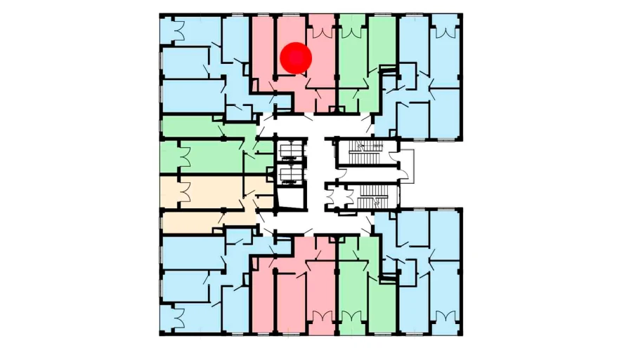 2-комнатная квартира 66.6 м²  4/4 этаж