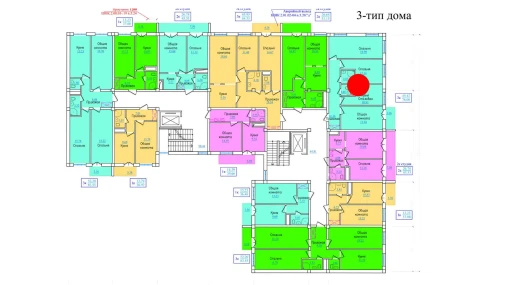 3-комнатная квартира 78 м²  9/9 этаж | Жилой комплекс PROVANS