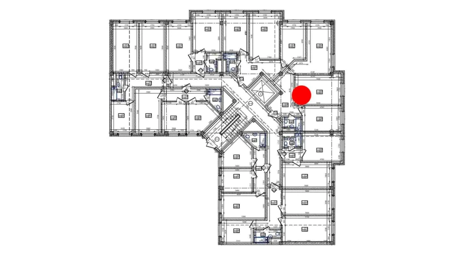 2-комнатная квартира 69.4 м²  1/1 этаж