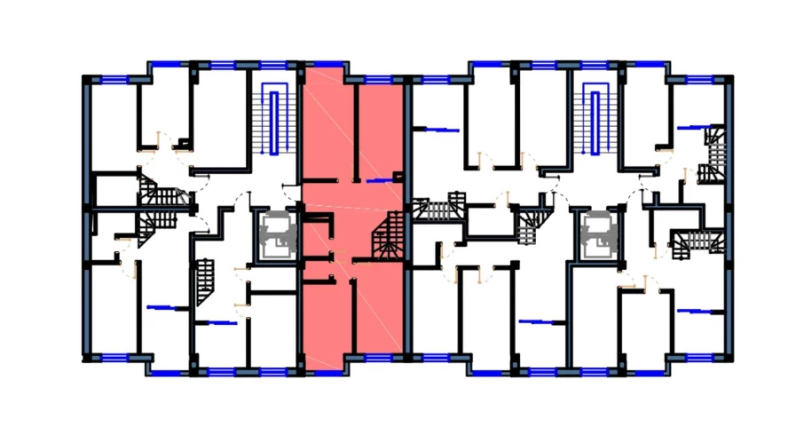 3-комнатная квартира 92.5 м²  1/1 этаж