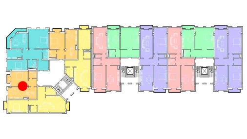 3-комнатная квартира 65.72 м²  2/8 этаж | Жилой комплекс Ziynat Capital