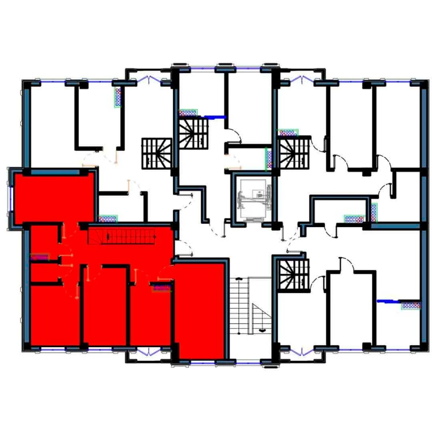 4-комнатная квартира 92 м²  9/9 этаж