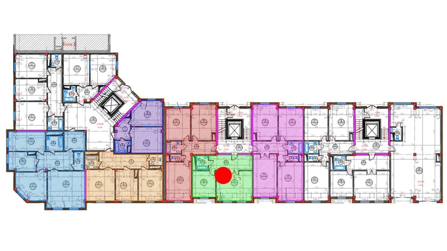 2-xonali xonadon 61.65 m²  1/8 qavat | Ziynat Capital Turar-joy majmuasi