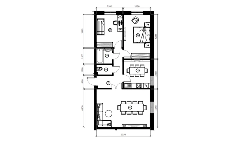 3-комнатная квартира 80.3 м²  3/9 этаж | Жилой комплекс FIDOKOR