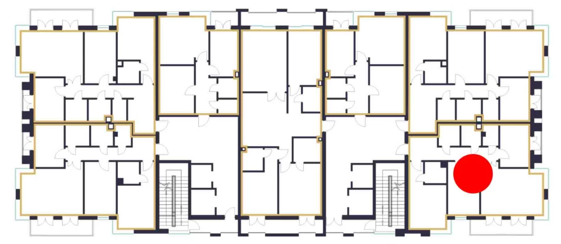 3-xonali xonadon 90.85 m²  10/10 qavat