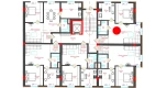 2-комн. квартира 55.5 м²  1/12 этаж | Жилой комплекс CHINARA PARK