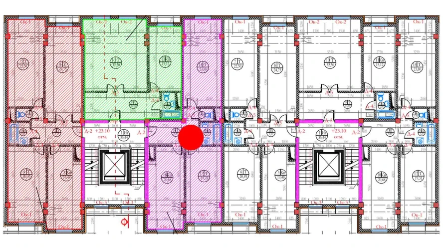 3-xonali xonadon 83.15 m²  8/8 qavat