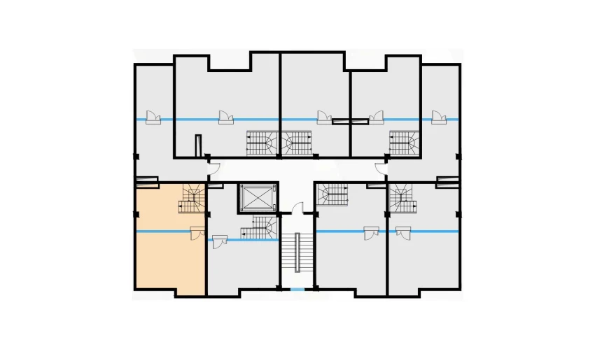 2-xonali xonadon 95.13 m²  7/7 qavat | Bochka Resort Turar-joy majmuasi