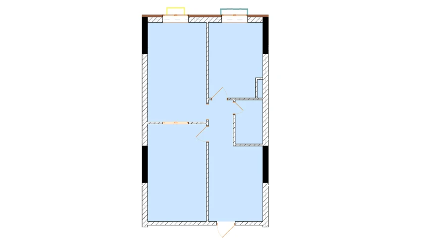 2-xonali xonadon 67.5 m²  2/12 qavat | Uchtepa Avenue Turar-joy majmuasi