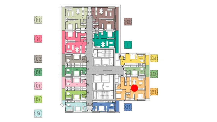 3-комнатная квартира 97.44 м²  5/5 этаж