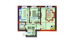 2-body.ApartmentCard.комнатная квартира 64 body.ApartmentCard.м²  1/1 body.ApartmentCard.этаж