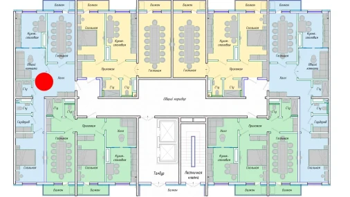 3-xonali xonadon 80.47 m²  12/12 qavat | SERGELI CITY Turar-joy majmuasi