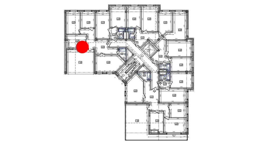 3-комнатная квартира 91.93 м²  8/8 этаж