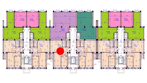 2-комнатная квартира 67.2 м²  1/7 этаж | Жилой комплекс G'IJDUVON CITY