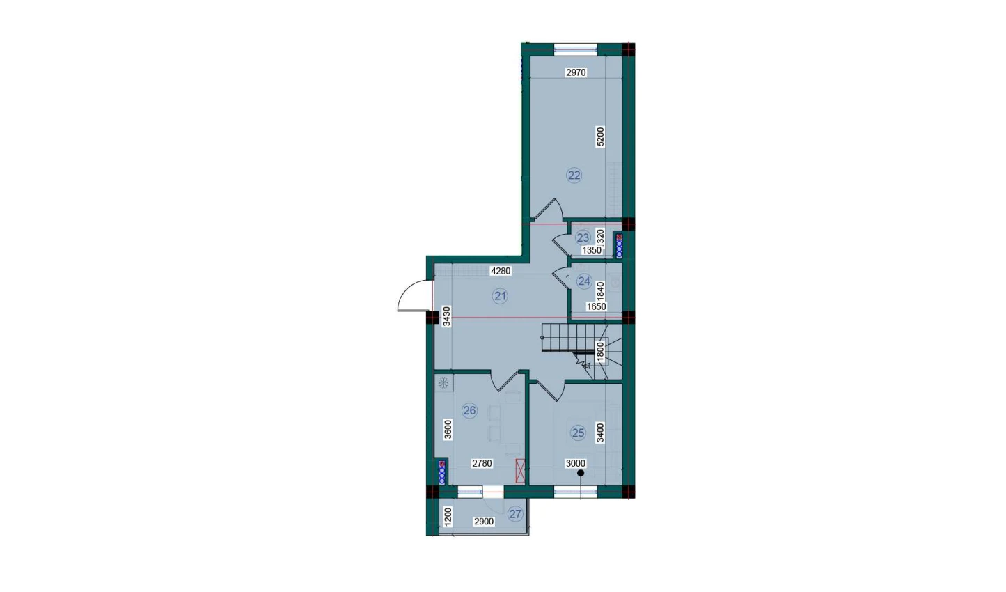 2-комн. квартира 129 м²  7/7 этаж | Жилой комплекс Bristol