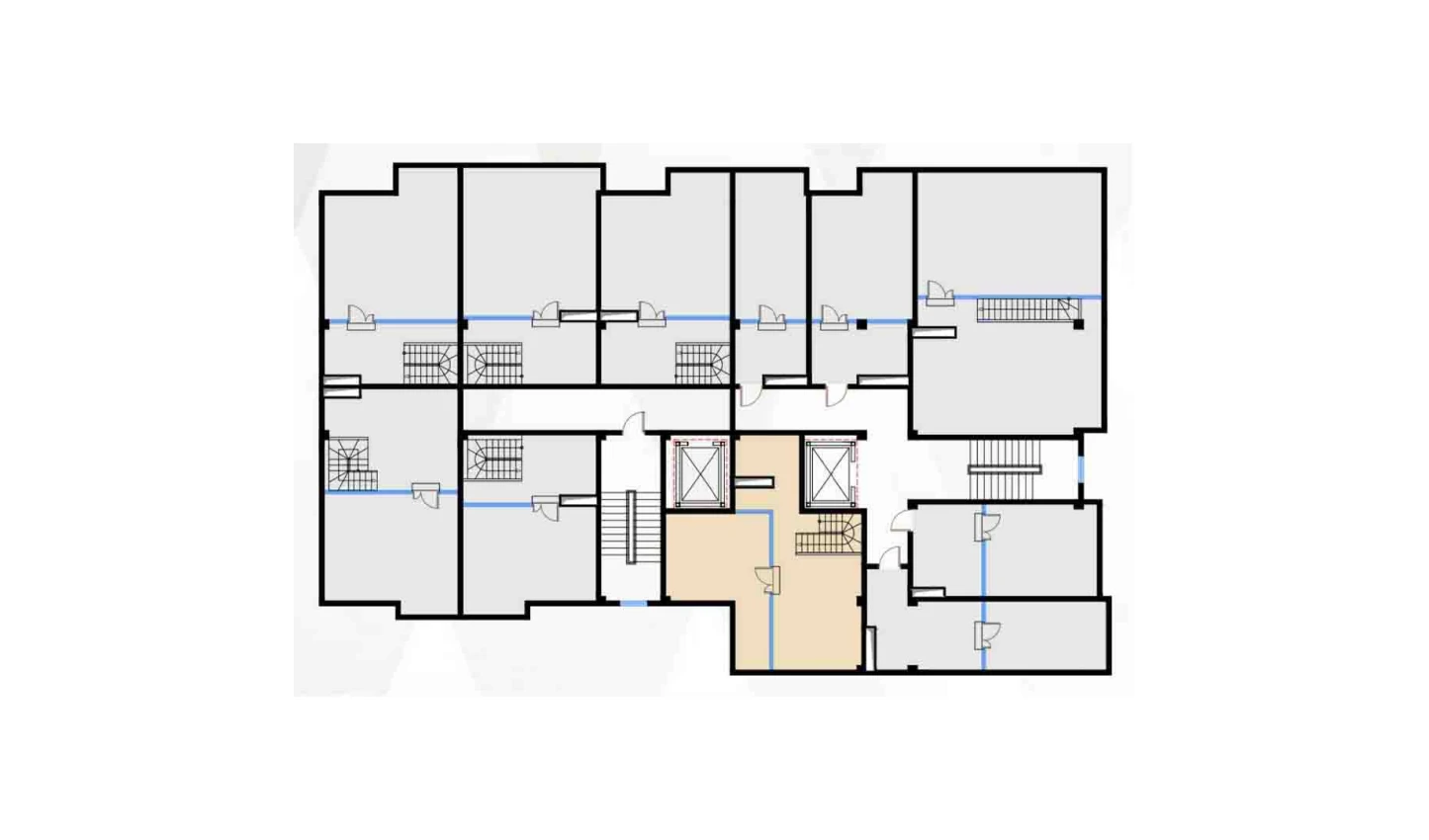 3-xonali xonadon 111.94 m²  7/7 qavat | Bochka Resort Turar-joy majmuasi