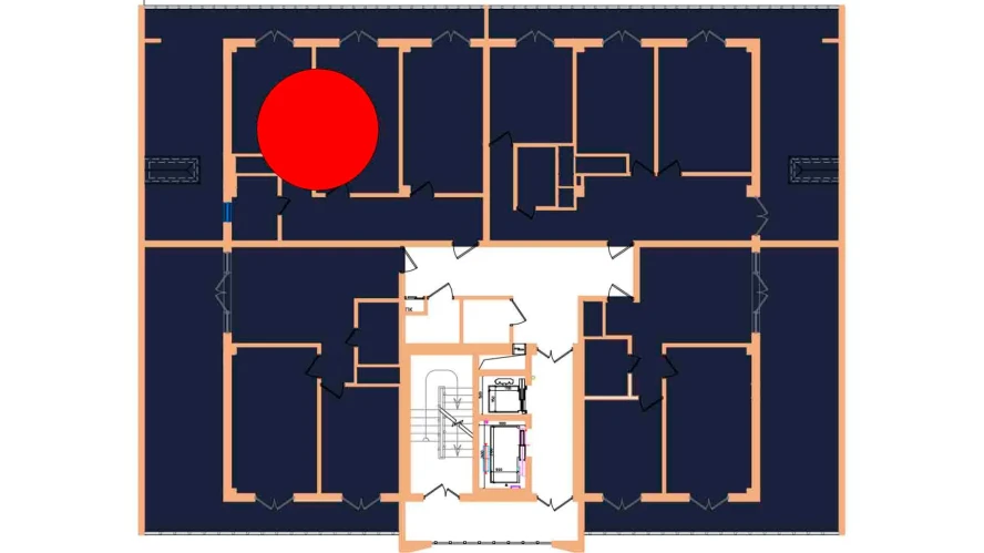 1-xonali xonadon 84.8 m²  17/17 qavat