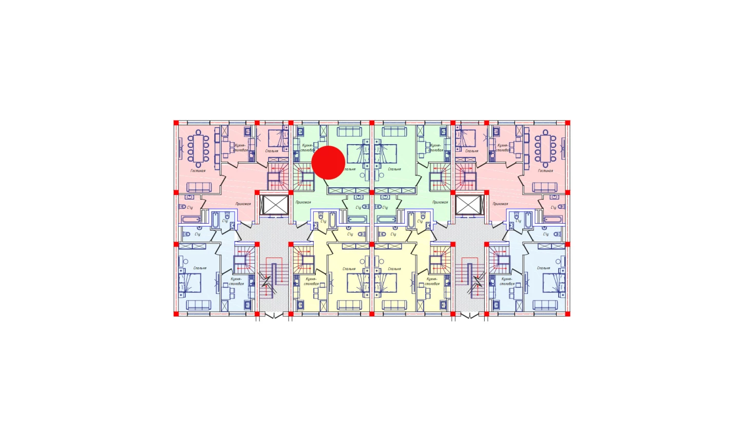 3-комнатная квартира 111.6 м²  1/1 этаж