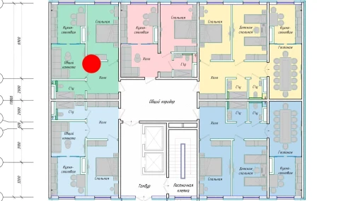 2-xonali xonadon 101.19 m²  1/12 qavat | SERGELI CITY Turar-joy majmuasi