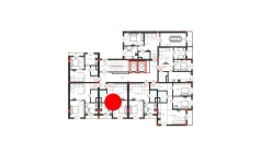 2-комн. квартира 46.6 м²  2/12 этаж | Жилой комплекс CHINARA PARK