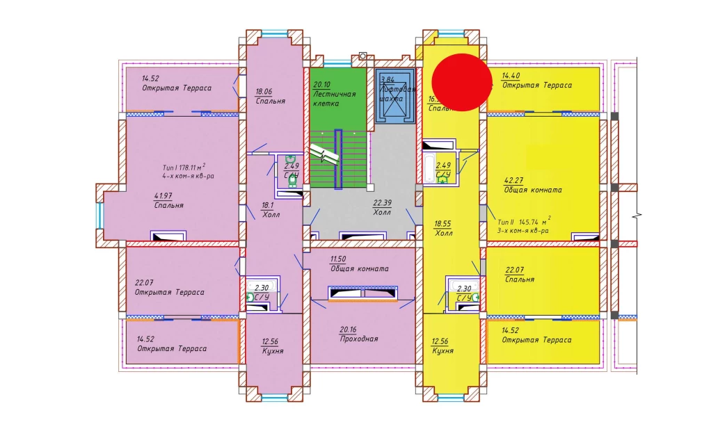 3-комн. квартира 145.74 м²  10/10 этаж | Жилой комплекс Samarqand Park Avenue