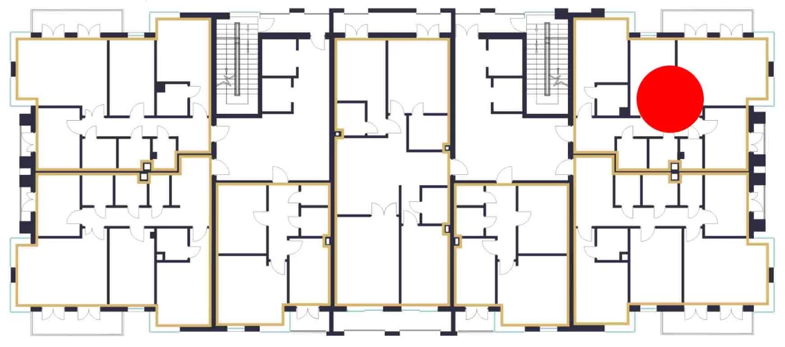 3-xonali xonadon 90.85 m²  10/10 qavat