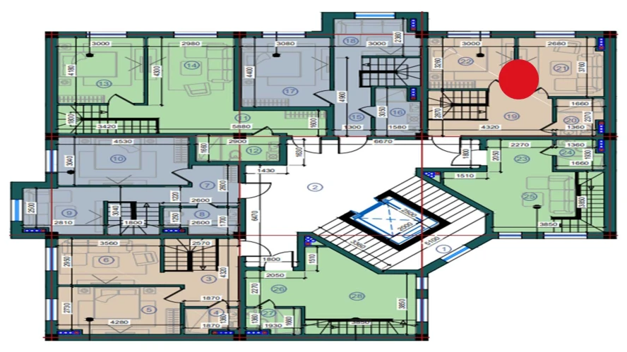 2-комн. квартира 92.1 м²  7/7 этаж | Жилой комплекс Bristol