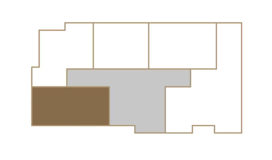 2-xonali xonadon 60.8 m²  1/1 qavat