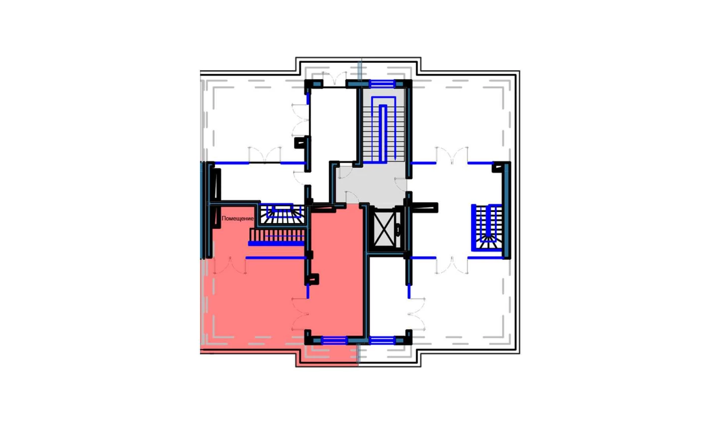 3-комнатная квартира 85 м²  9/9 этаж