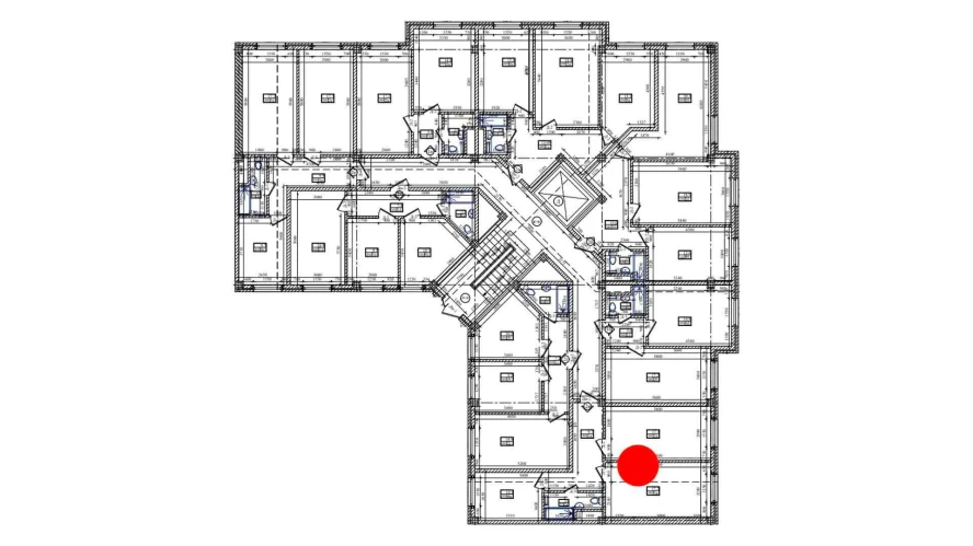 2-комнатная квартира 58.3 м²  1/1 этаж