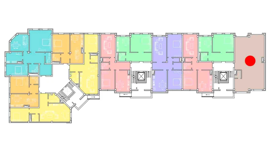 4-xonali xonadon 109.54 m²  1/1 qavat