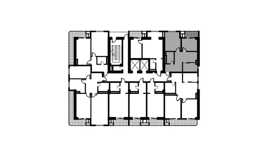 3-xonali xonadon 57.4 m²  10/12 qavat | NAVRUZ GROUP Turar-joy majmuasi