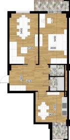 2-комн. квартира 70.8 м²  7/7 этаж | Жилой комплекс O'ZBEGIM