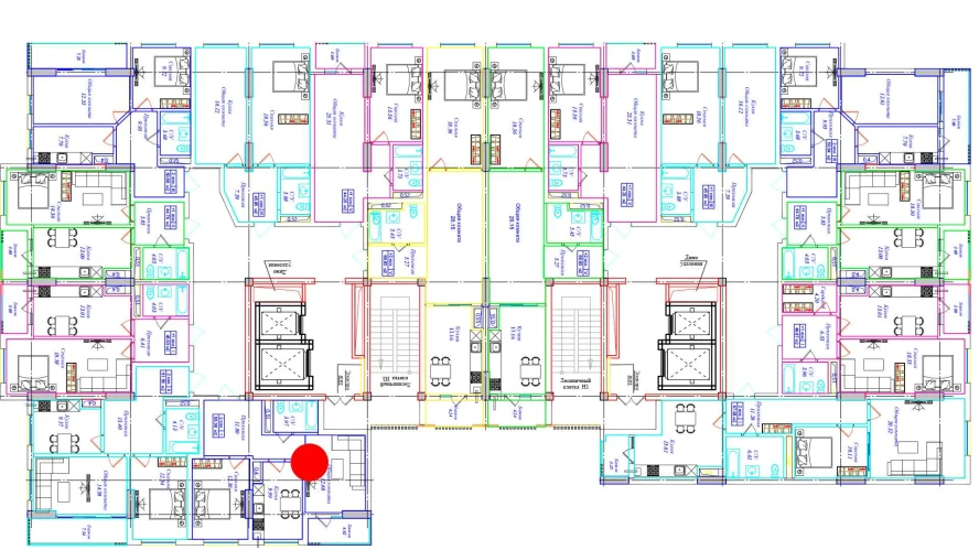 2-xonali xonadon 55.36 m²  1/1 qavat