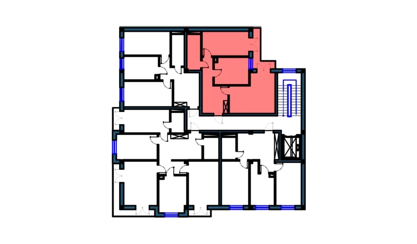 2-xonali xonadon 65 m²  2/9 qavat | KO'KSAROY Turar-joy majmuasi