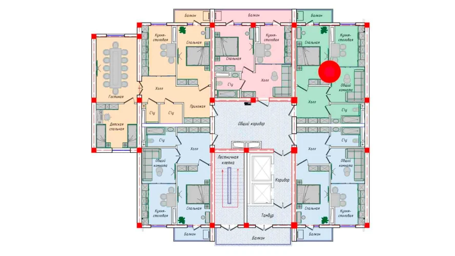 2-xonali xonadon 52.82 m²  12/12 qavat