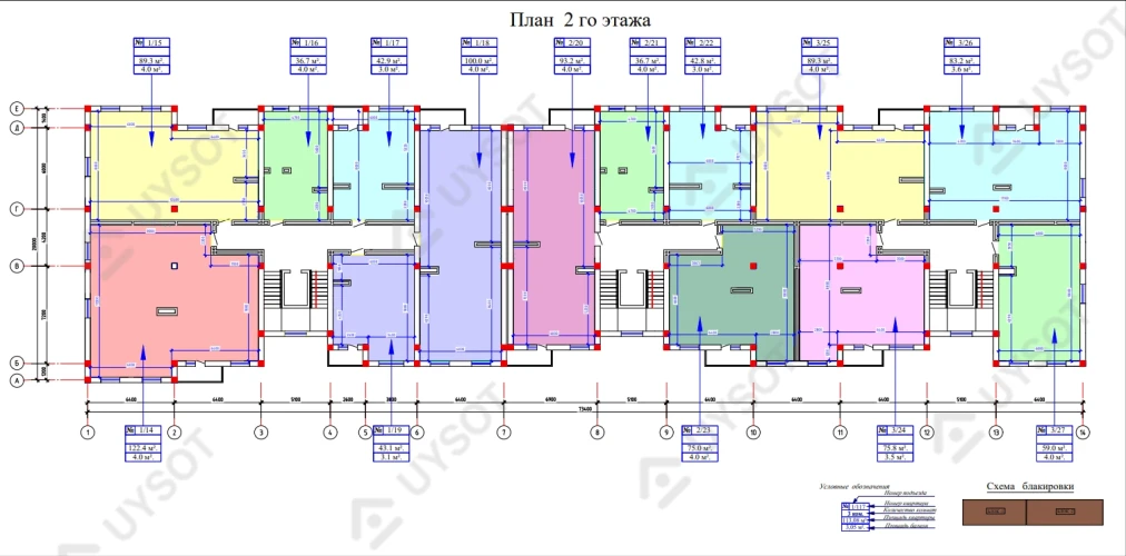 4-комнатная квартира 122.4 м²  7/7 этаж