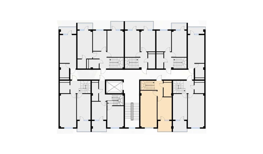 2-комнатная квартира 96.61 м²  7/7 этаж | Жилой комплекс Bochka Resort