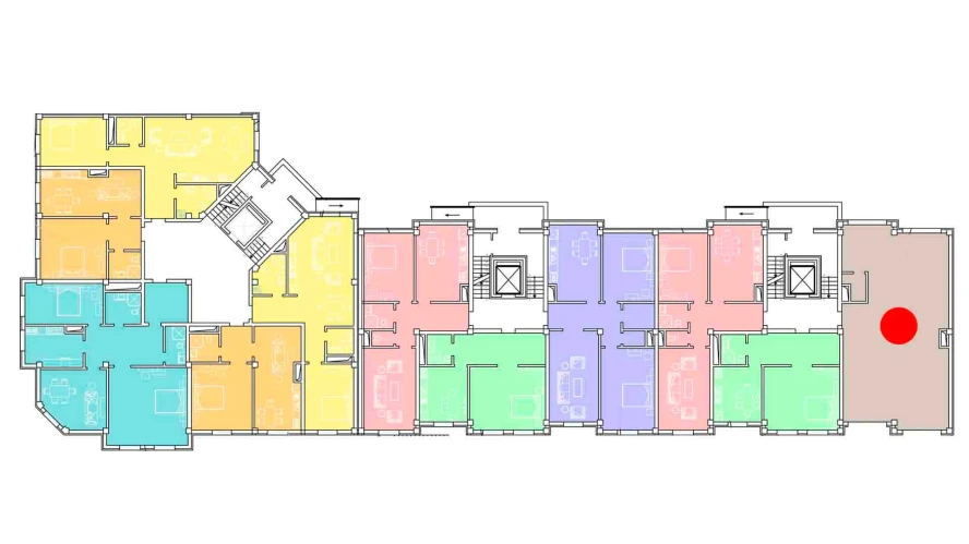 4-xonali xonadon 109.76 m²  1/1 qavat