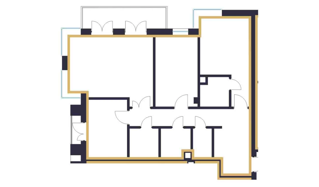 3-xonali xonadon 99.82 m²  10/10 qavat