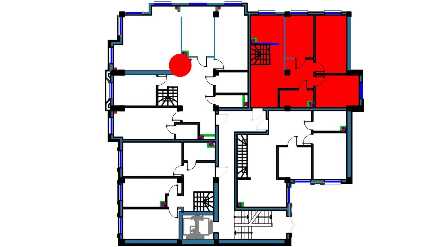 4-комнатная квартира 129 м²  1/1 этаж