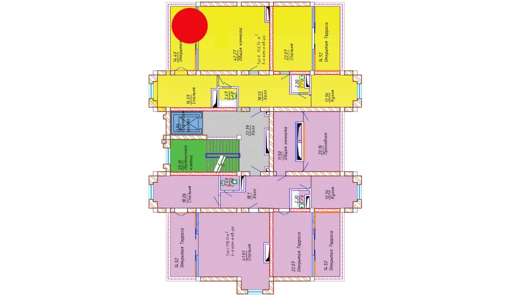 3-комн. квартира 145.74 м²  10/10 этаж | Жилой комплекс Samarqand Park Avenue