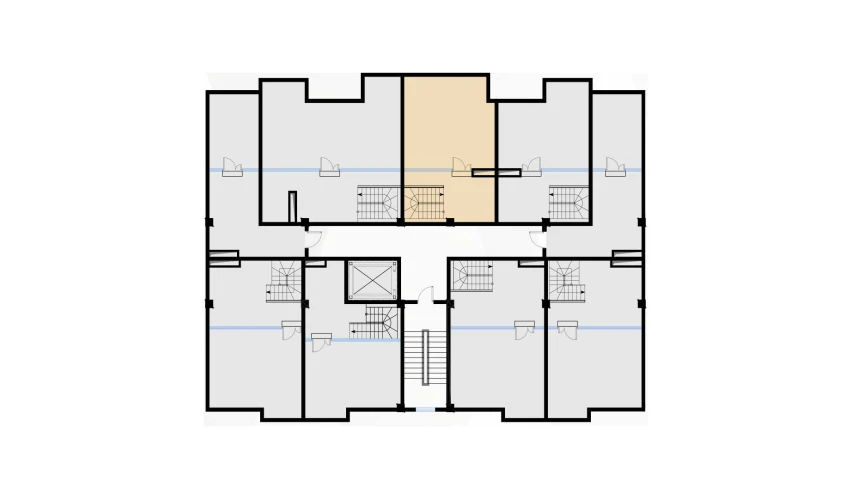 2-комнатная квартира 88.5 м²  7/7 этаж | Жилой комплекс Bochka Resort