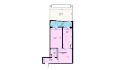 2-комн. квартира 75.32 м²  2/14 этаж | Жилой комплекс Avia Palace