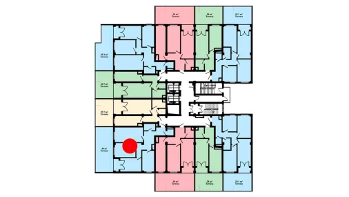 3-xonali xonadon 127.8 m²  3/16 qavat | Musaffo Turar-joy majmuasi