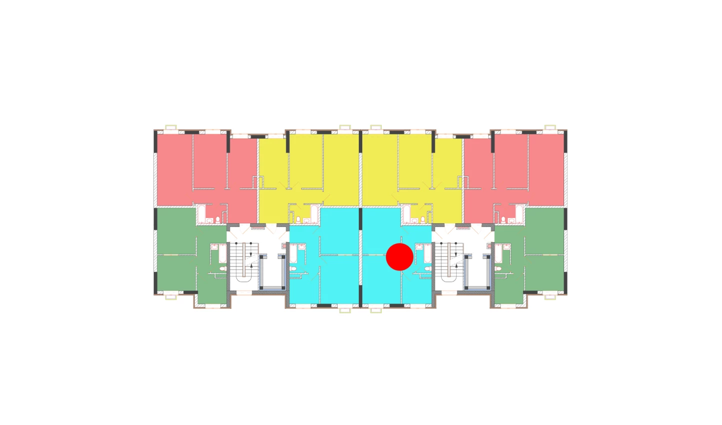 2-xonali xonadon 50 m²  1/1 qavat