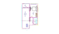 1-комн. квартира 44.2 м²  11/17 этаж | Жилой комплекс UCHTEPA CITY